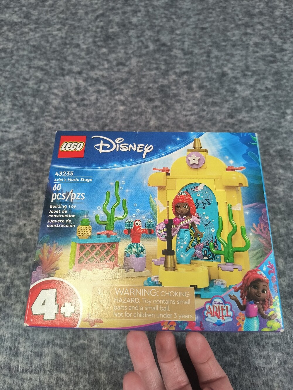 Unopened Lego Disney# 43235 Ariel's Music Stage